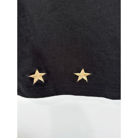 Quacker Factory‎ Womens Star Embellished Top and Skirt Set Size M Black Nautical - Picture 4 of 10